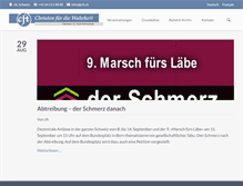 Tablet Screenshot of cft.ch